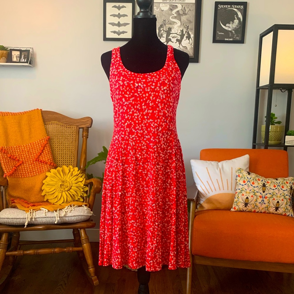 Old Navy Jersey Knit Fit & Flare Dress